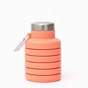 Paper Source Coral Collapsible Water Bottle